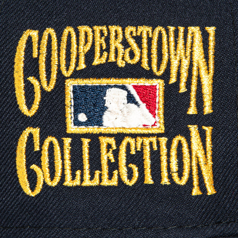 New Era 59Fifty Boston Red Sox Gold Cooperstown Collection Patch Hat - Navy New Era