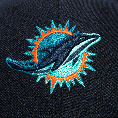 New Era 59Fifty Rivals Miami Dolphins Hat - Navy New Era