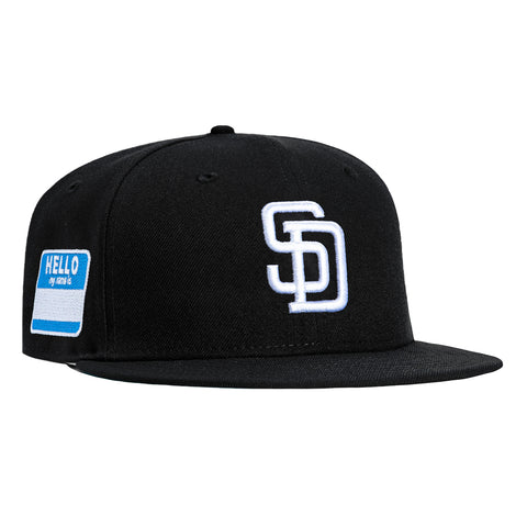 New Era 59Fifty San Diego Padres My Name Is Patch Hat - Black New Era