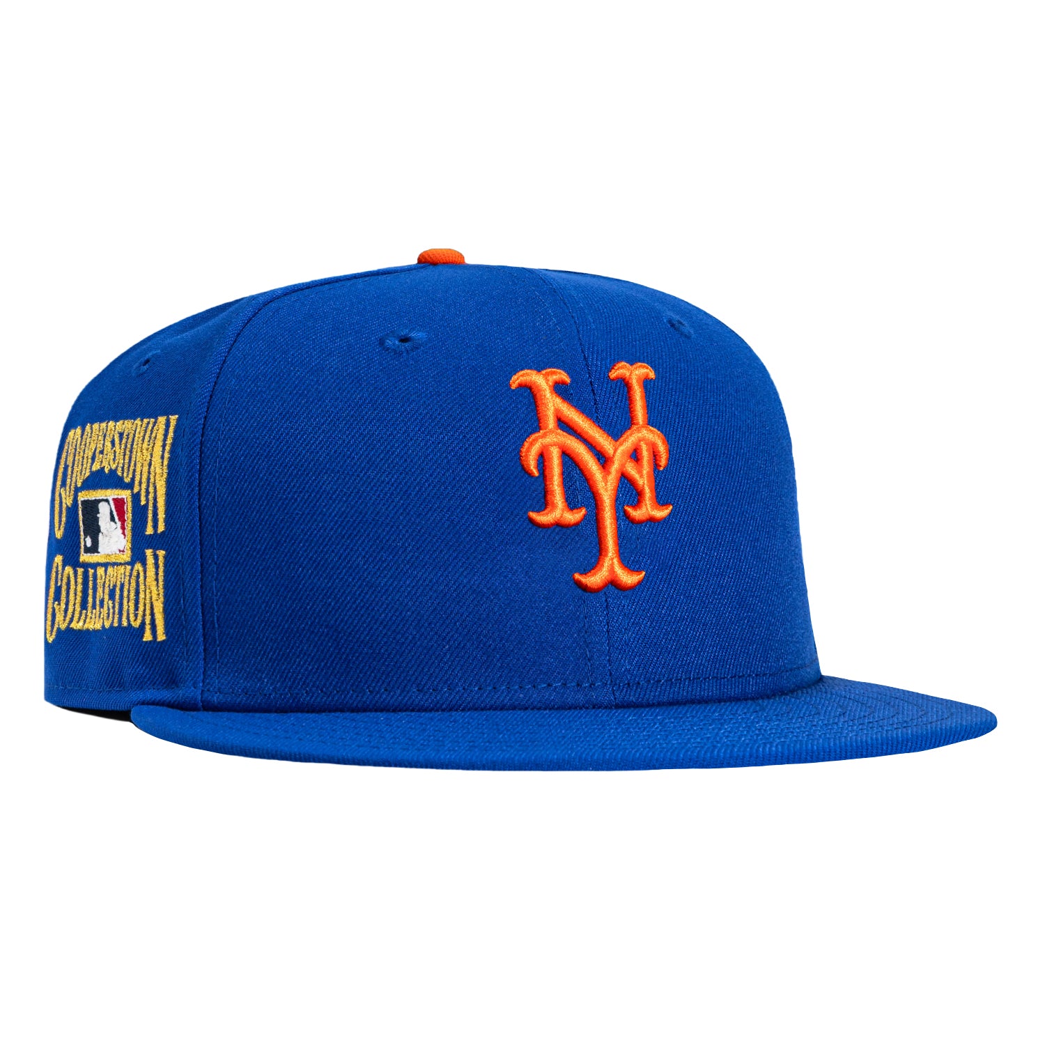 New Era 59Fifty New York Mets Gold Cooperstown Collection Patch