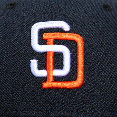 New Era 59Fifty San Diego Padres Gold Cooperstown Collection Patch 1993 Hat - Navy New Era