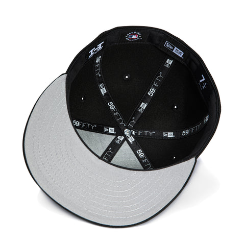 New Era 59Fifty New York Mets Hat - Black, White New Era