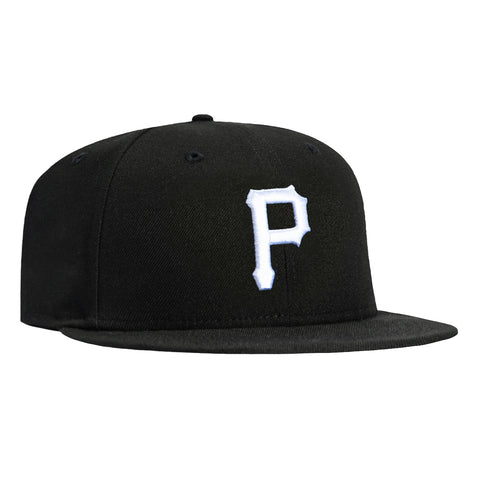 New Era 59Fifty Pittsburgh Pirates Hat - Black, White New Era