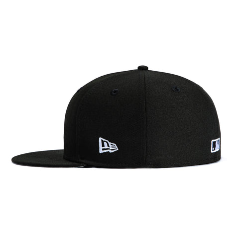 New Era 59Fifty Pittsburgh Pirates Hat - Black, White New Era