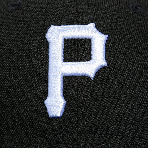 New Era 59Fifty Pittsburgh Pirates Hat - Black, White New Era
