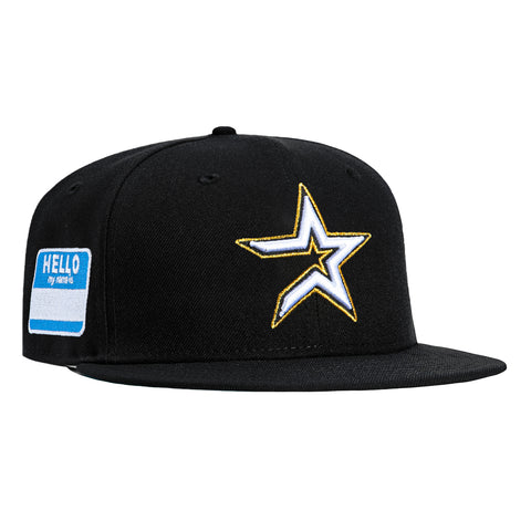 New Era 59Fifty Houston Astros My Name Is Patch 2000 Hat - Black New Era