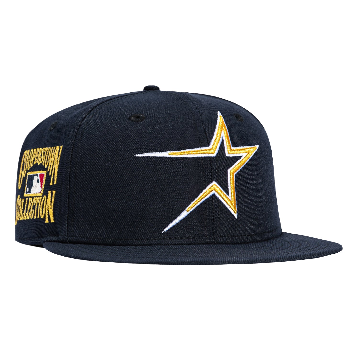 New Era 59Fifty Houston Astros Gold Cooperstown Collection Patch