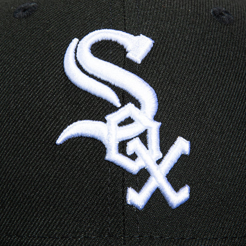 New Era 59Fifty Chicago White Sox Gold Cooperstown Collection Patch Hat - Black New Era