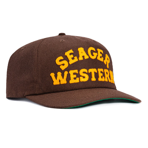 Seager Western Snapback Hat - Brown Seager