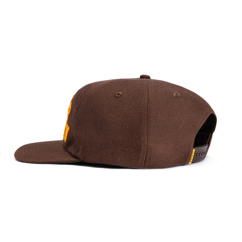Seager Western Snapback Hat - Brown Seager