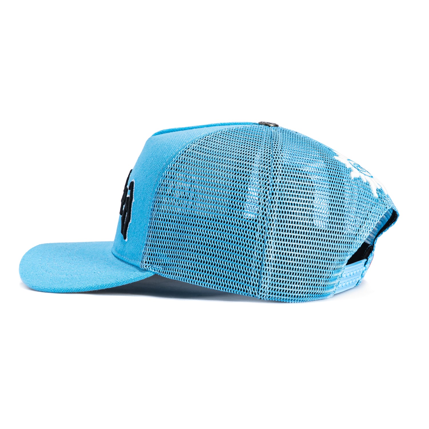Godspeed Forever Trucker Snapback Hat - Light Blue – Hat Club