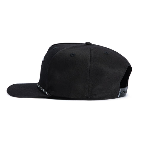 Seager Los Rios Canvas Snapback Hat - Black Seager
