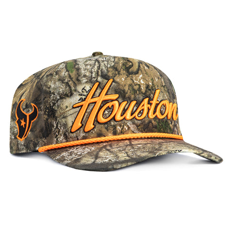 47 Brand Hitch Overhand Houston Texans Rope Snapback Hat - Realtree 47 Brand