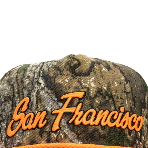 47 Brand Hitch Overhand San Francisco 49ers Rope Snapback Hat - Realtree 47 Brand