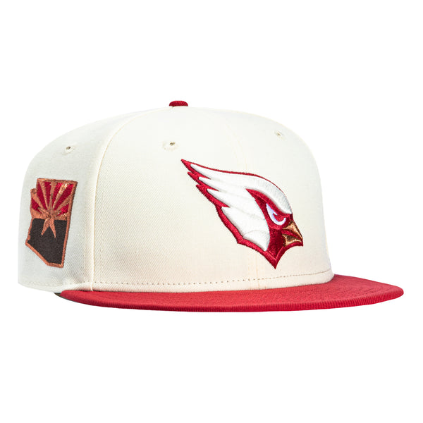 New Era 59Fifty Arizona Cardinals State Flag Sun Patch Hat - White