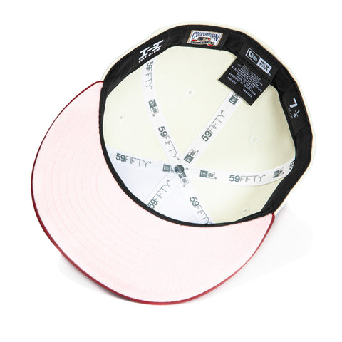New Era 59Fifty Just Desserts San Francisco Giants 2007 All Star Game Patch Pink UV Hat - White, Cardinal