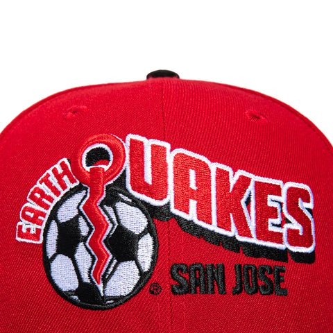 New Era 59Fifty San Jose Earthquakes Since 1974 Patch Hat - Red, Black
