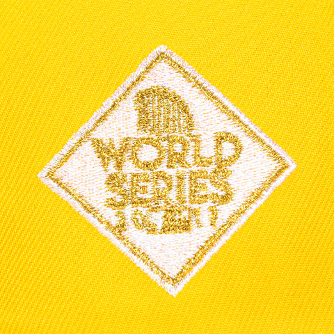 New Era 59Fifty Houston Astros 2017 World Series Patch Parrot Hat - Gold