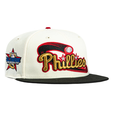 New Era 59Fifty Philadelphia Phillies 2026 All Star Game Patch 1998 Hat - White, Black