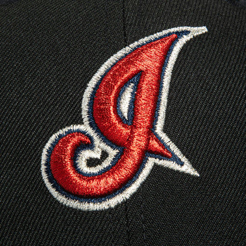 New Era 59Fifty Hall of Fame Cleveland Indians Jim Thome Patch Hat - Black New Era