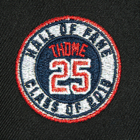 New Era 59Fifty Hall of Fame Cleveland Indians Jim Thome Patch Hat - Black New Era
