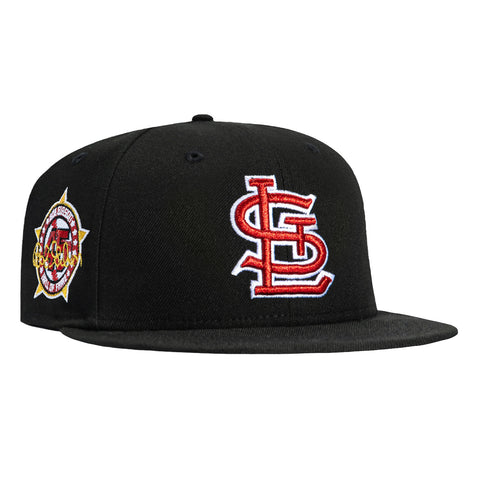 New Era 59Fifty Hall of Fame St Louis Cardinals Bob Gibson Patch Hat - Black New Era