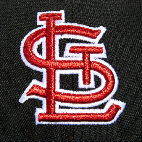 New Era 59Fifty Hall of Fame St Louis Cardinals Bob Gibson Patch Hat - Black New Era