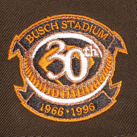 New Era 59Fifty Sepia St Louis Cardinals 30th Anniversary Patch Hat - Brown, Graphite