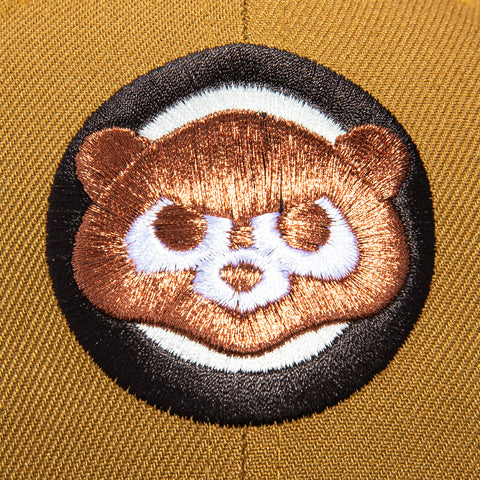 New Era 59Fifty Sepia Chicago Cubs 1990 All Star Game Patch Hat - Gold, Brown