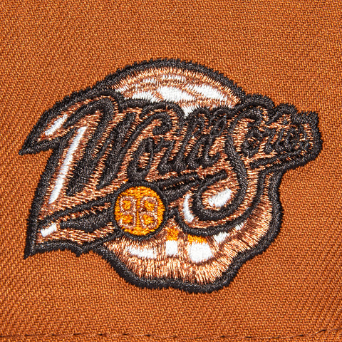 New Era 59Fifty Sepia San Diego Padres 1998 World Series Patch Gradient Hat - Khaki, Brown