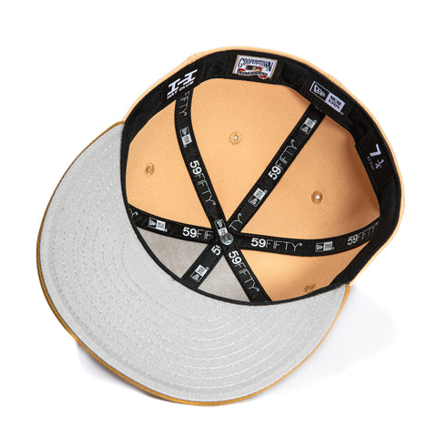 New Era 59Fifty Sepia Baltimore Orioles 20th Anniversary Stadium Patch 1998 Hat - Tan, Gold