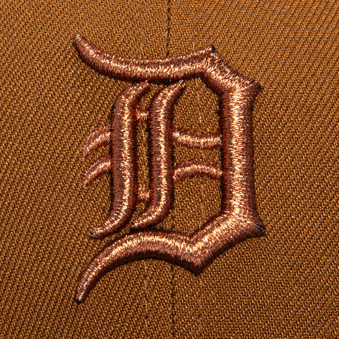 New Era 59Fifty Sepia Detroit Tigers 2000 Inaugural Patch Hat - Khaki, Brown