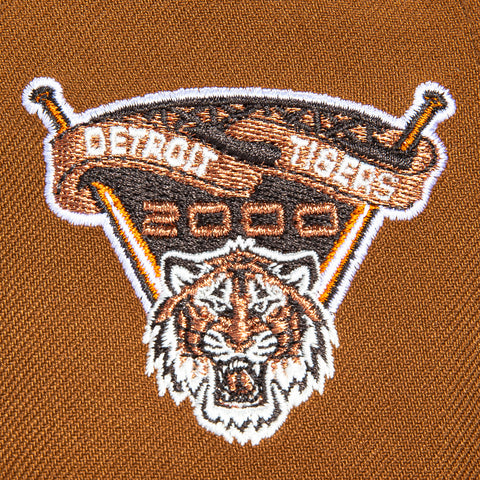 New Era 59Fifty Sepia Detroit Tigers 2000 Inaugural Patch Hat - Khaki, Brown