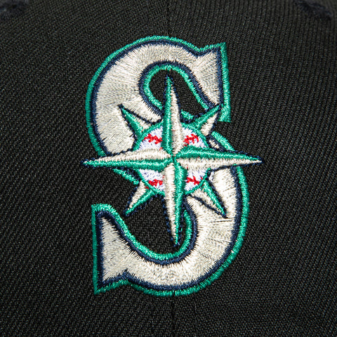 New Era 59Fifty Hall of Fame Seattle Mariners Ichiro Suzuki Patch Hat - Black New Era
