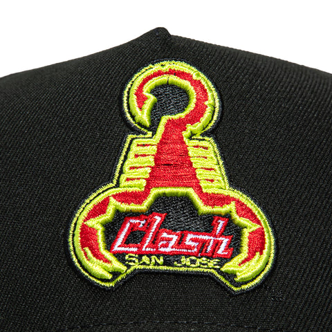 New Era 9Forty A-Frame San Jose Earthquakes Clash Snapback Hat - Black New Era