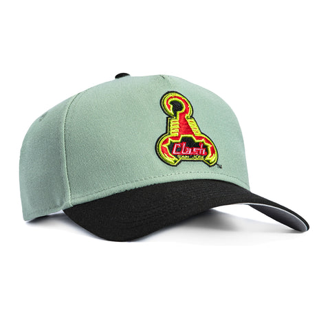New Era 9Forty A-Frame San Jose Earthquakes Clash Snapback Hat - Everest Green, Black New Era
