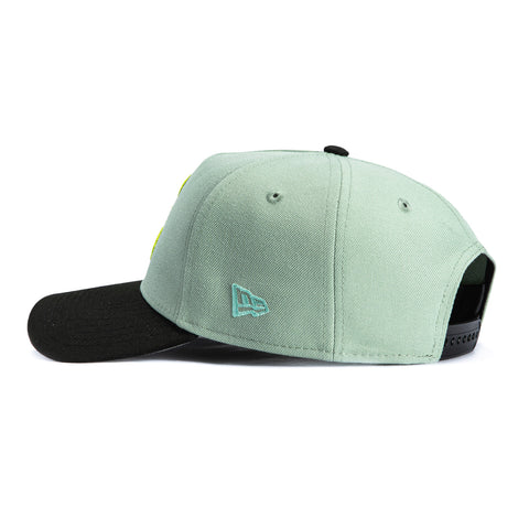 New Era 9Forty A-Frame San Jose Earthquakes Clash Snapback Hat - Everest Green, Black New Era