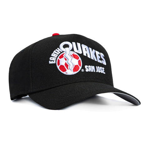 New Era 9Forty A-Frame San Jose Earthquakes Snapback Hat - Black New Era