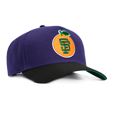 New Era 9Forty A-Frame San Francisco Giants Orange Snapback Hat - Purple, Black New Era