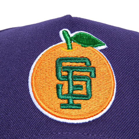 New Era 9Forty A-Frame San Francisco Giants Orange Snapback Hat - Purple, Black New Era