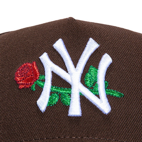 New Era 9Forty A-Frame New York Yankees Rose Snapback Hat - Brown, Black New Era