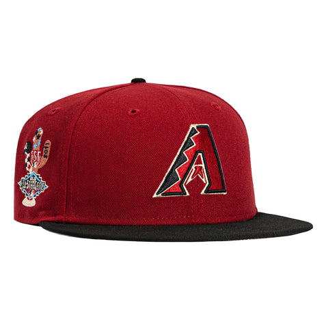 New Era 59Fifty Arizona Diamondbacks 2011 All Star Game Patch A Hat - Sedona Red, Black