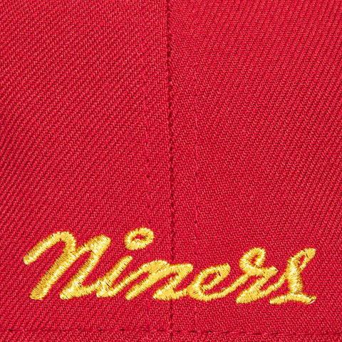 New Era 59Fifty San Francisco 49ers Rivalry Word Hat - Cardinal, Black