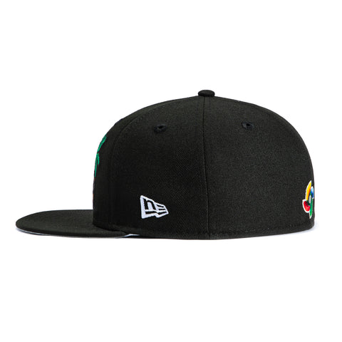 New Era 59Fifty Dominican Republic Flag Patch Tree Hat - Black New Era