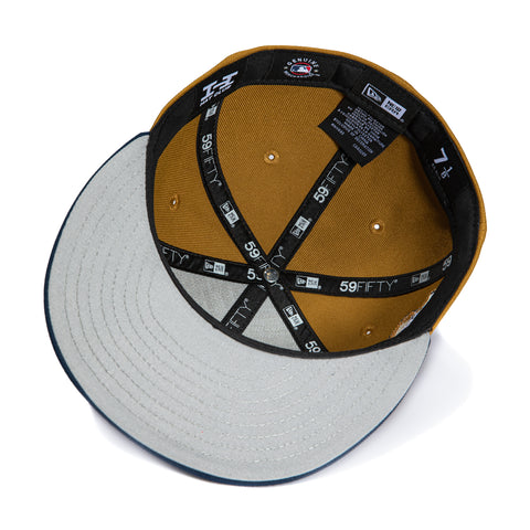 New Era 59Fifty Los Angeles Dodgers 2024 World Series Patch Ohtani Blossom Hat - Khaki, Navy New Era