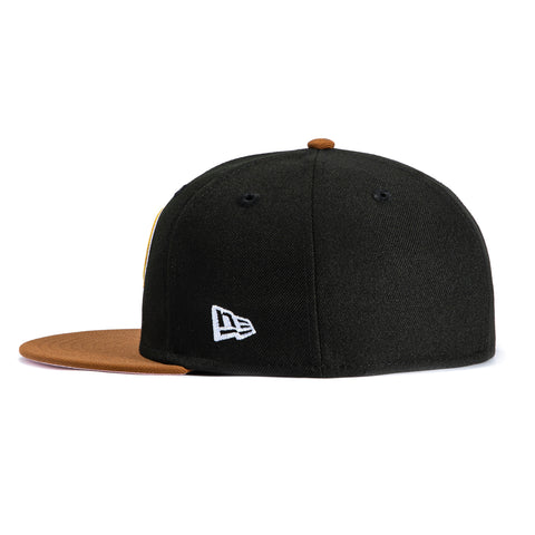 New Era 59Fifty Dallas Stars 20th Anniversary Patch 2003 Alternate Pink UV Hat - Black, Khaki New Era