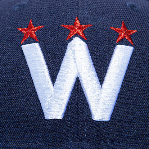 New Era 59Fifty Blue Ice Washington Capitals 40th Anniversary Patch Alternate Hat - Navy, Royal