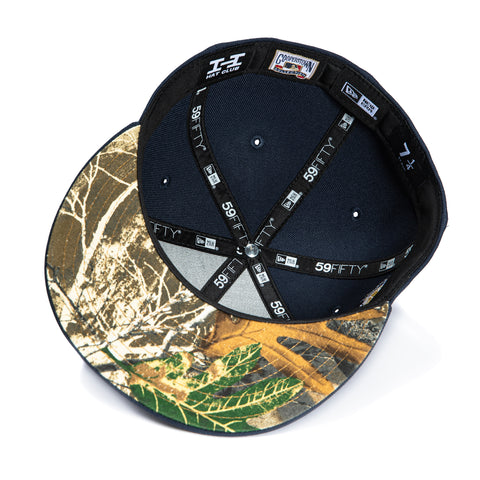 New Era 59Fifty Atlanta Braves 2021 World Series Patch Realtree UV Hat - Navy