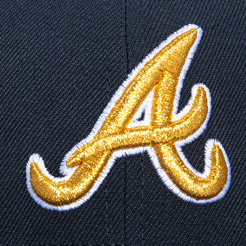 New Era 59Fifty Atlanta Braves 2021 World Series Patch Realtree UV Hat - Navy