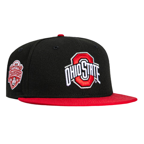 New Era 59Fifty Ohio State Buckeyes 2014 National Champions Patch Hat - Black, Red New Era